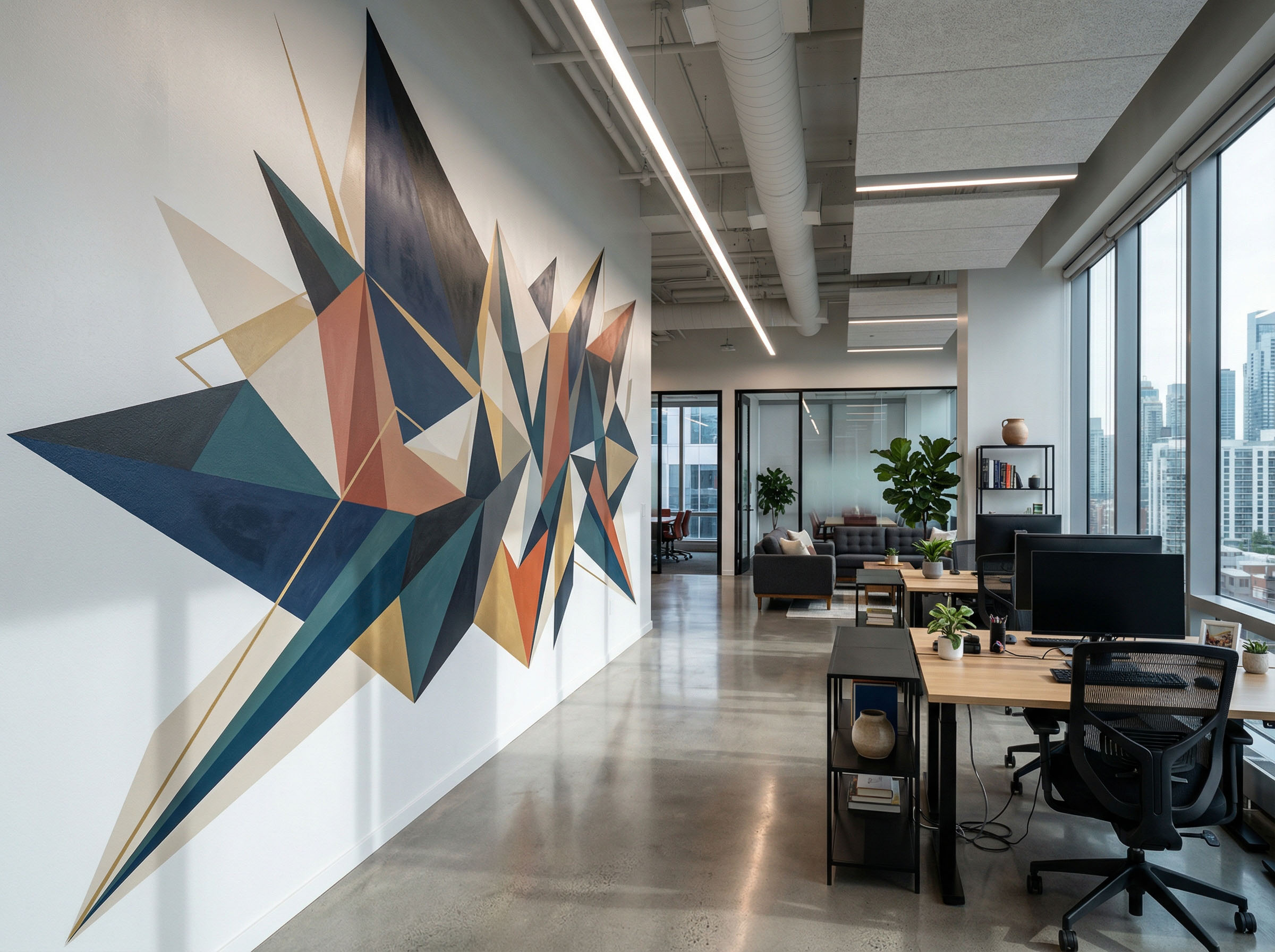 Druk ścienny w salonie - Wodzisław Śląski