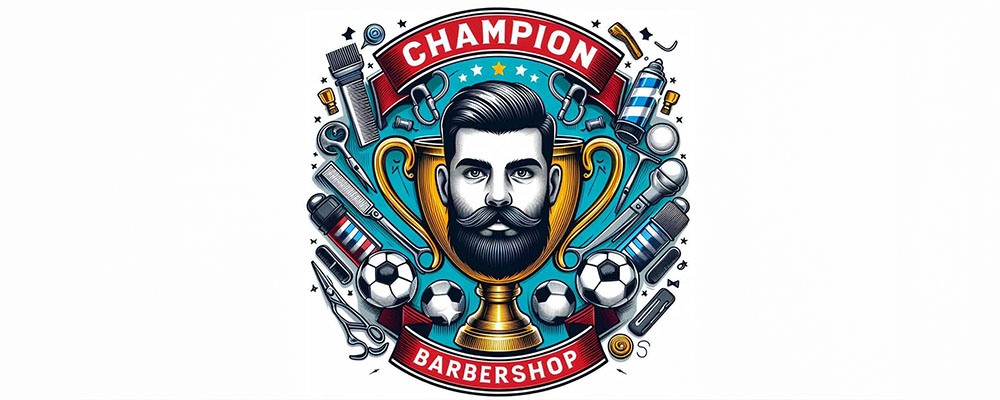 Druk ścienny w salonie Champion Barbershop w Rybniku - referencje