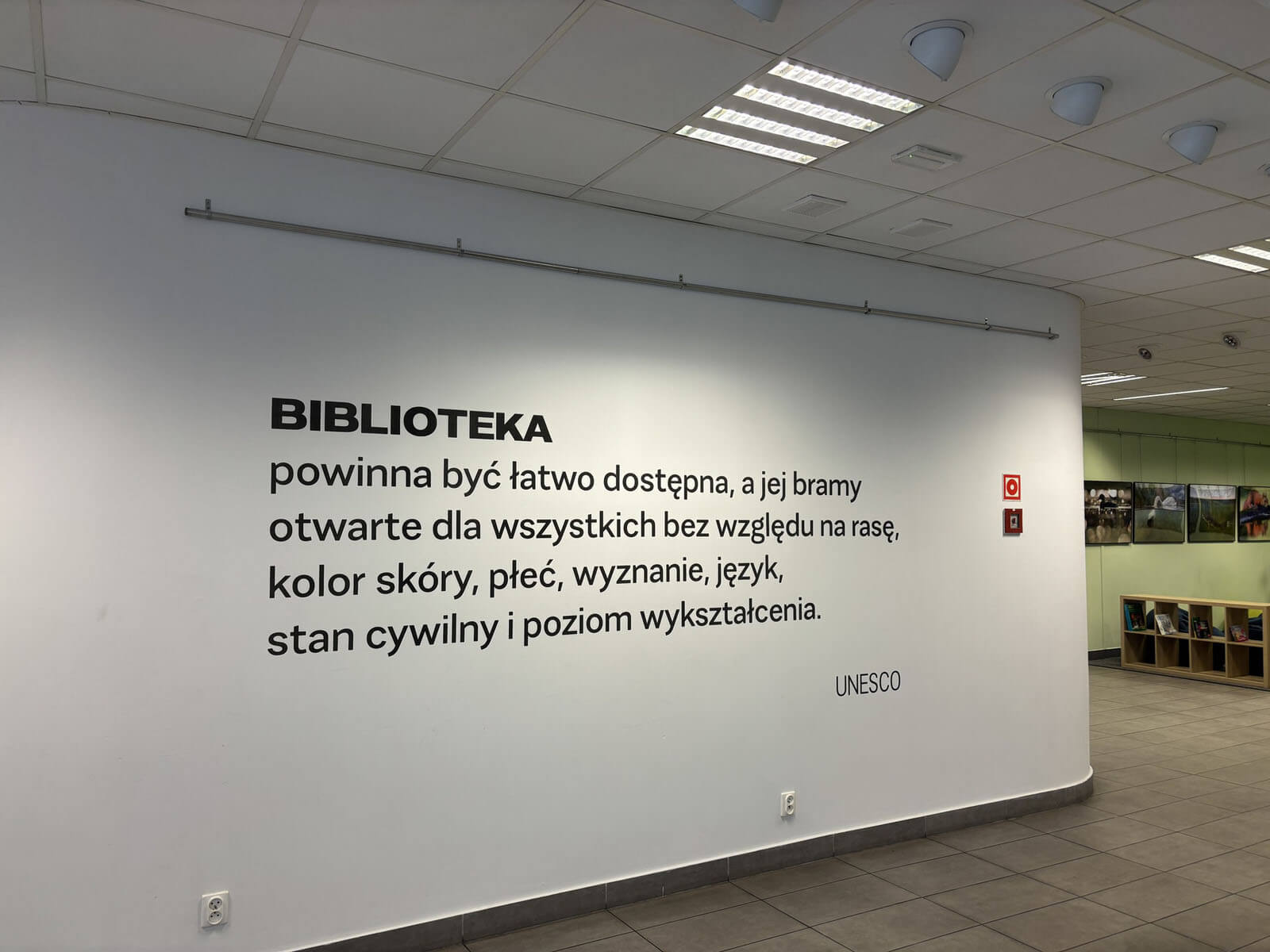 Druk ścienny w bibliotece Rybnik, Śląsk