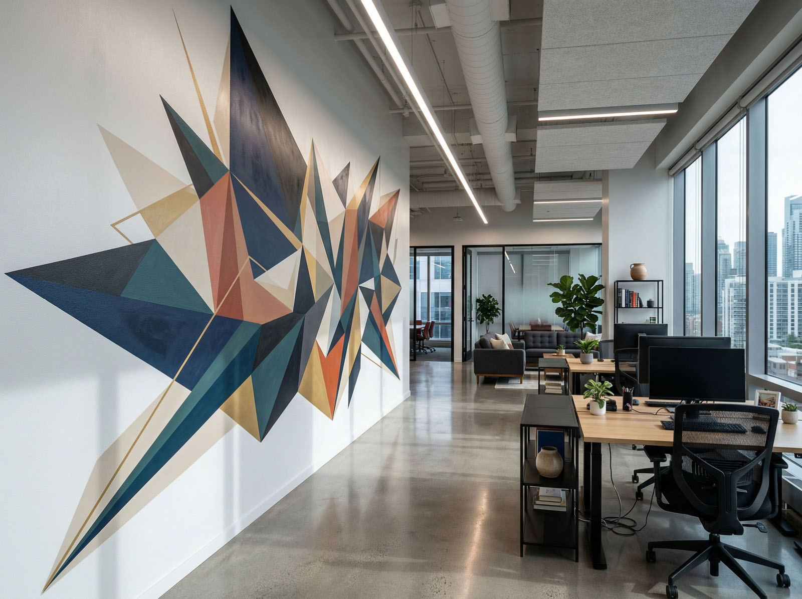 Druk ścienny w salonie - Wodzisław Śląski