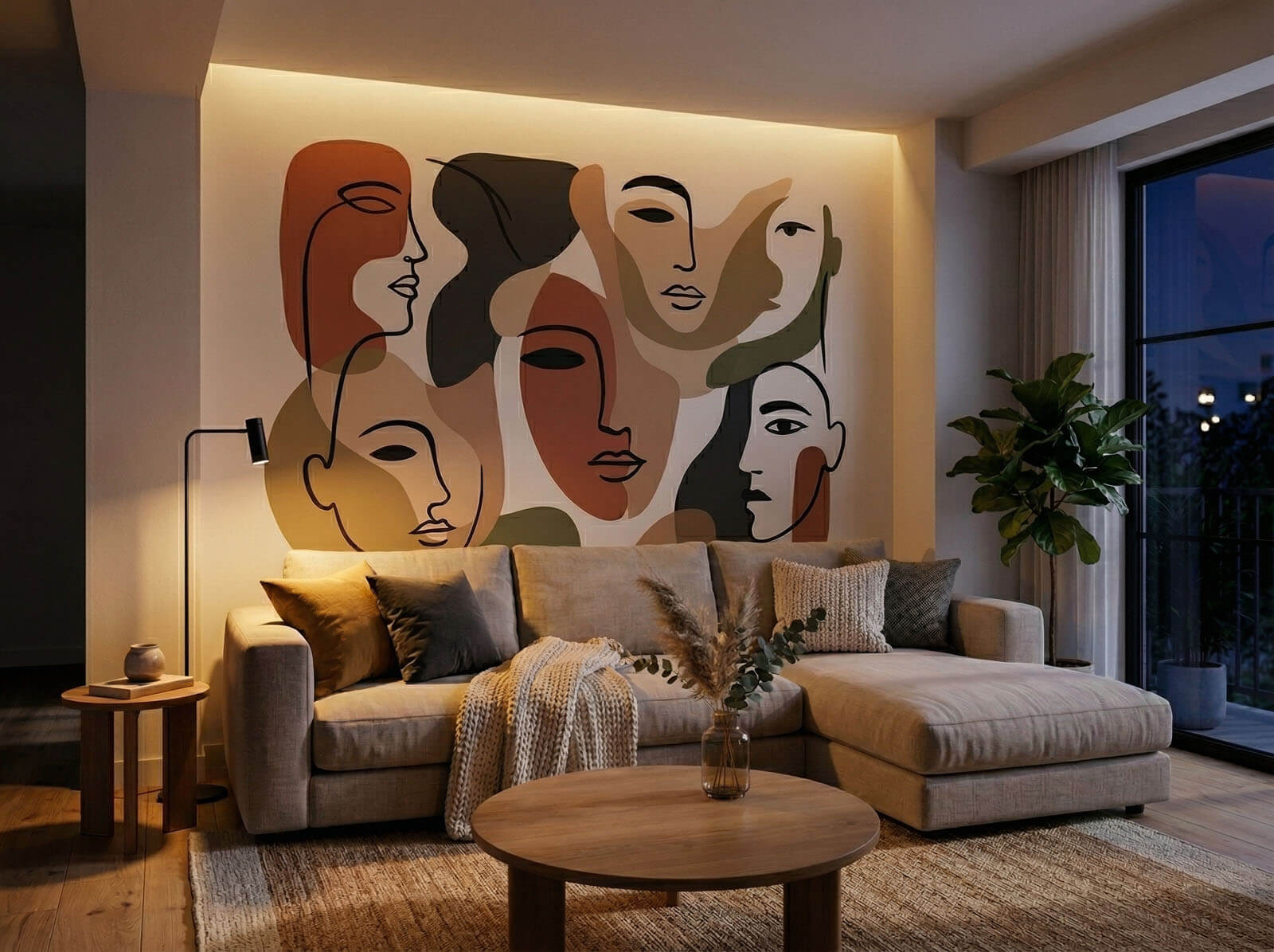 Druk ścienny w salonie - Wodzisław Śląski