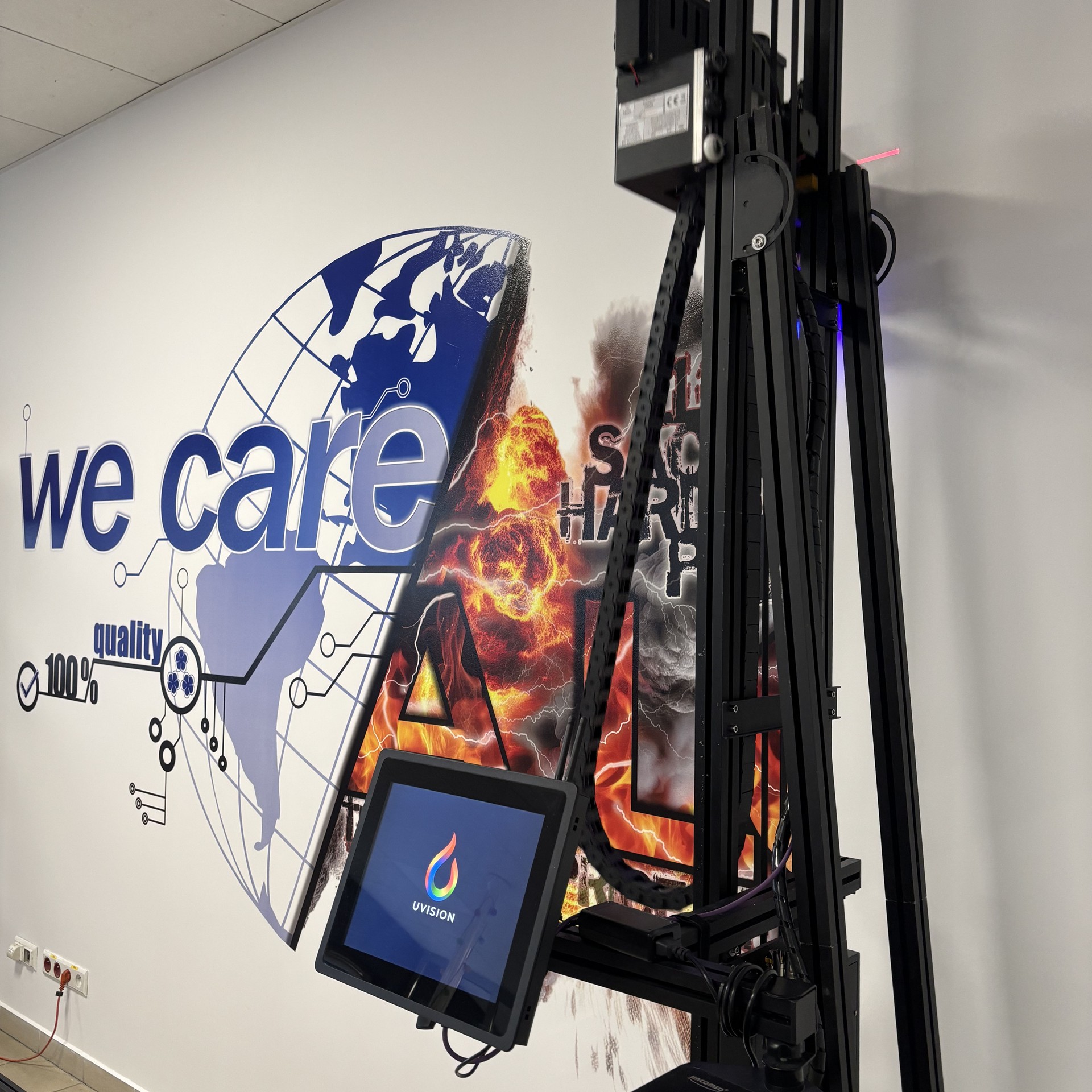 Druk ścienny dla firmy - Tychy